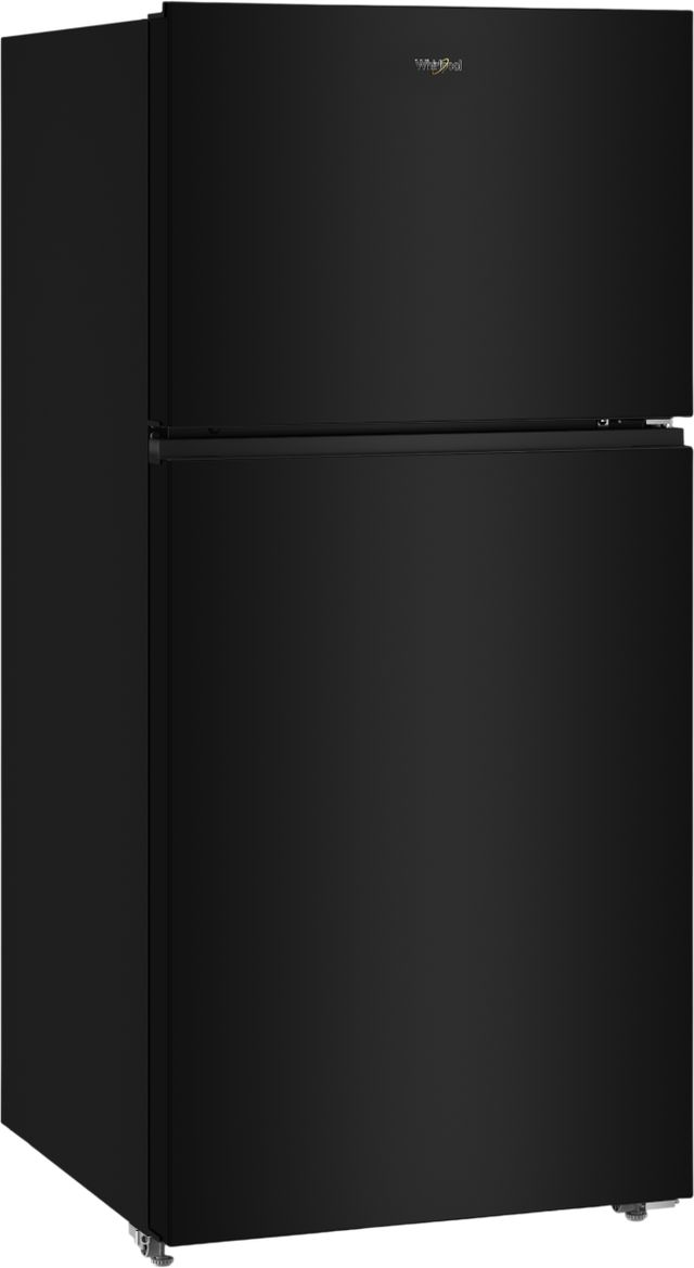 Whirlpool® 30" 19.3 Cu. Ft. Black Top Freezer Refrigerator with Total Coverage Cooling-2
