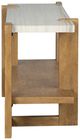 Magnussen Home® Carrington Granite Top Honey Wheat Rectangular Sofa Table-2