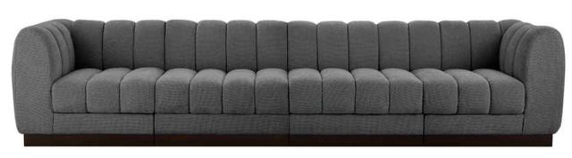 Meridian Furniture Quinn 4-Piece Grey Modular Sofa-1