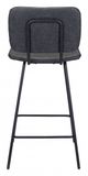 Zuo® Boston Black Counter Chairs-3