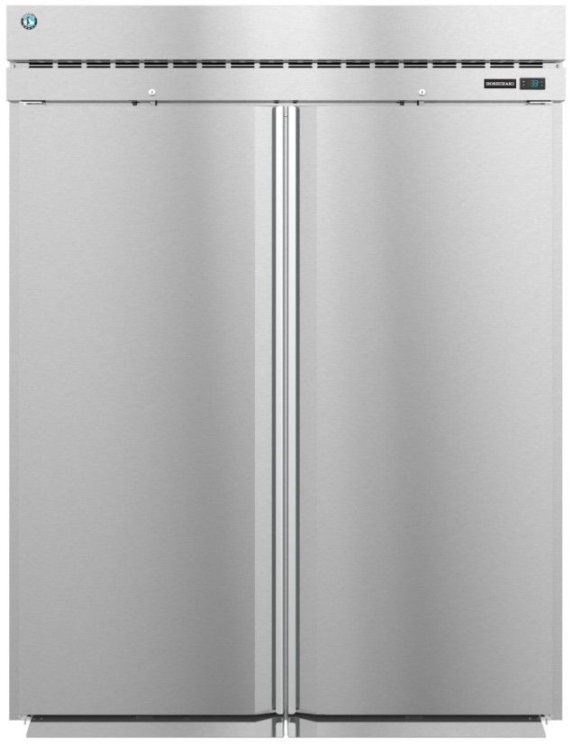 Hoshizaki Steelheart® 68" 78.35 Cu. Ft. Stainless Steel Two Section Roll-In Upright Refrigerator-0