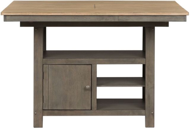 Liberty Furniture Lindsey Farm 5-Piece Gray/Sandstone Gathering Dining Table Set-2