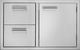 Viking® 5 Series 30" Stainless Steel Outdoor Double Drawer and Access Door Combo-0