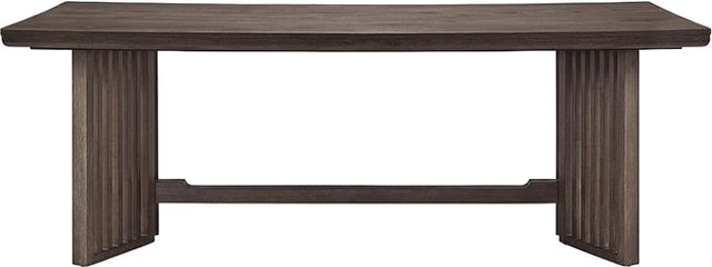 Magnussen Home® Kavanaugh Weathered Kona Brown Trestle Dining Table-1