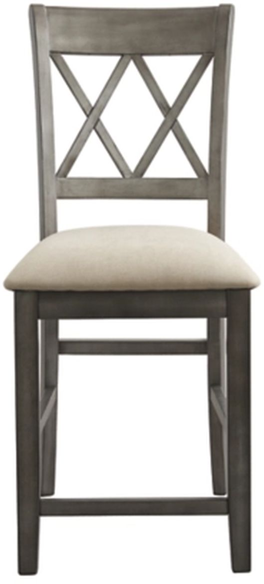 Signature Design by Ashley® Curranberry Metallic Gray Counter Stool-1