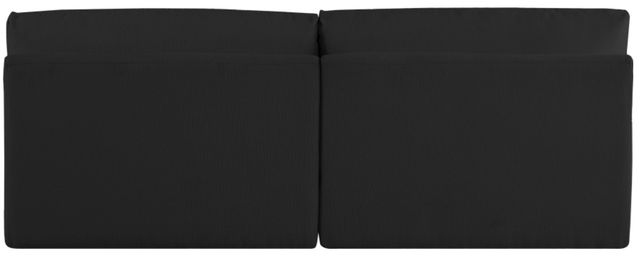 Meridian Furniture Ease 2-Piece Black Armless Sofa-2