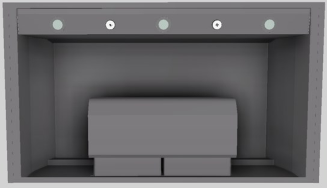 Vent-A-Hood® Designer Series 42" Gunsmoke Wall Mounted Range Hood-3