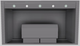 Vent-A-Hood® Designer Series 42" Gunsmoke Wall Mounted Range Hood-3