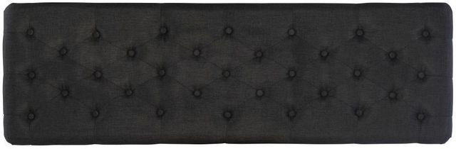 Linon Isabelle Charcoal 62" Accent Bench-2