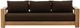 Dovetail Furniture Naya Natural/Woolacombe Chocolate Acrylic/Wooden Outdoor Sofa-1