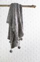 Surya Odella Charcoal 50"x60" Throw Blanket-2