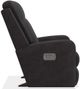 La-Z-Boy® Finley Chocolate Leather Power Rocking Recliner with Headrest-2