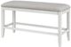 Standard Furniture Kyle Light White Counter Height Upholstered Bench-0