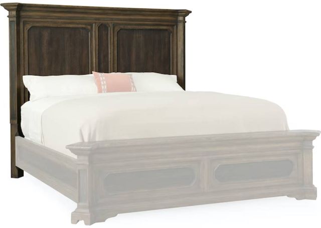 Hooker® Furniture Hill Country Timeworn Saddle Brown Woodcreek Queen Mansion Bed-1