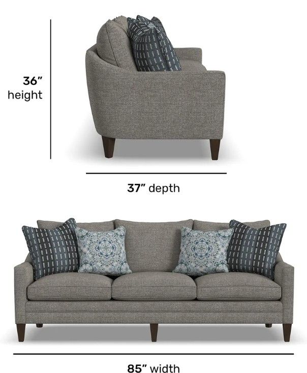Flexsteel® Customizable Eleanora 85" Sofa-2