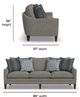 Flexsteel® Customizable Eleanora 85" Sofa-2