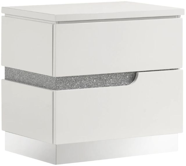New Classic® Home Furnishings Paradox White Nightstand-0