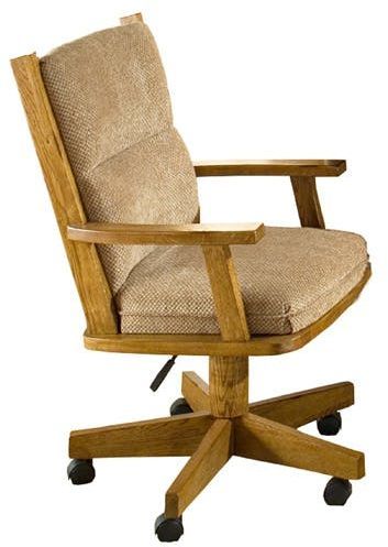 Intercon Classic Oak Chestnut Tilt Swivel Arm Chair-0
