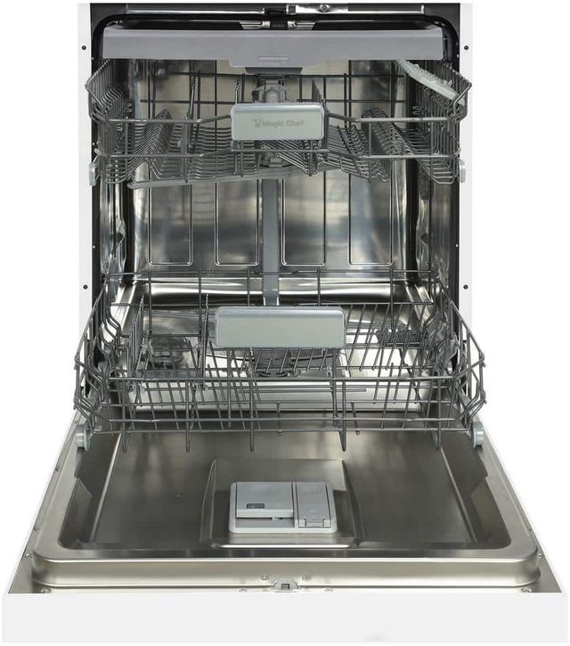 Magic Chef® 24" White Front Control Built In Dishwasher-1