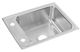 Elkay Lustertone® Classic Lustrous Satin Stainless Steel 22" x 17" x 5.5" 1-Hole Single Bowl Drop-in Classroom ADA Sink-0