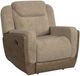 Elements International Hornet Beige/Cream/Natural Manual Recliner-0