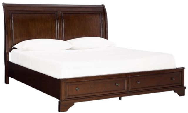 Signature Design by Ashley® Trellington Brown King Storage Sleigh Bed-0