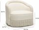 TOV Furniture Pamela Cream Tasseled Lounge Accent Chair-2