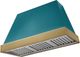 AGA Euclid 48" Salcombe Blue Wall Mounted Range Hood with Antique Brass Trim-0