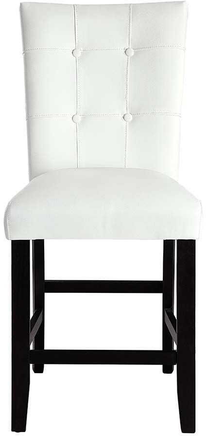 ACME Furniture Hussein 2-Piece Black/White Counter Height Chair Set-2