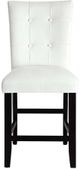 ACME Furniture Hussein 2-Piece Black/White Counter Height Chair Set-2
