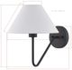Forty West Rowan Black Wall Light Sconce-1