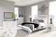 Signature Design by Ashley® Flannia 2-Piece White Full Platform Bed Set-3