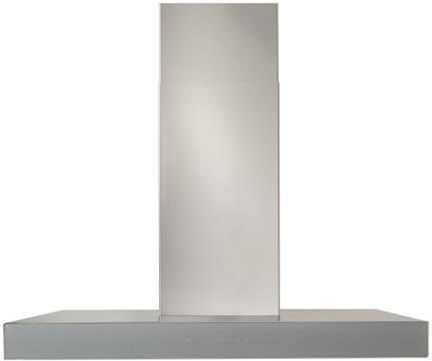 Best® Ispira 36" Stainless Steel with Brushed Gray Glass Wall Mounted Range Hood-1