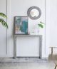 A & B Home Janus Black Capiz Inlay Console Table-4