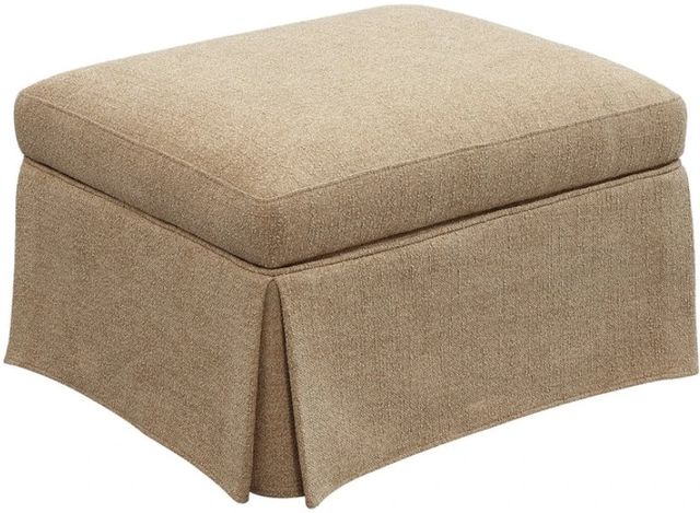 Modus Furniture Colton Sourdough Upholstered Storage Ottoman-0