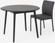 EQ3 Frank Black/Charcoal Dining Chair-3