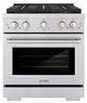 ZLINE Paramount 30" 4.2 Cu. Ft. Stainless Steel Gas Range with 4 Burner DuoPro™ Cooktop and Convection Gas Oven-0