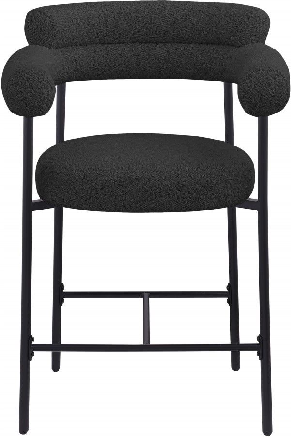 Meridian Furniture Blake Black 26" Counter Stool-1