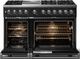 Viking® 5 Series 48" Onyx Pro Style Dual Fuel (LP) Range with Polished Chrome Trim-1