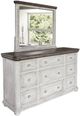 International Furniture Direct Luna Ivory Dresser-2