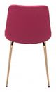 Zuo® Tony Red/Gold Dining Chair-3