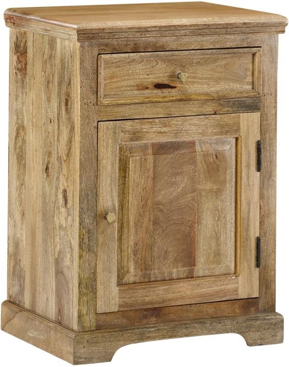 Jaipur Furniture Thurston Brown Bedside Cabinet-0