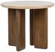 Classic Home Idella Tan Travertine End Table-0