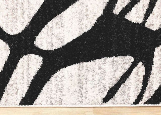 Kalora Interiors Eclipse Grey/White 5'x8' Style 1 Area Rug-3