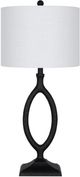 Lamps Per Se Black Polyresin Table Lamp-0