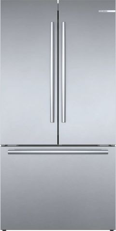 Bosch® 800 Series 36 in. 20.8 Cu. Ft. Stainless Steel Counter Depth French Door Refrigerator