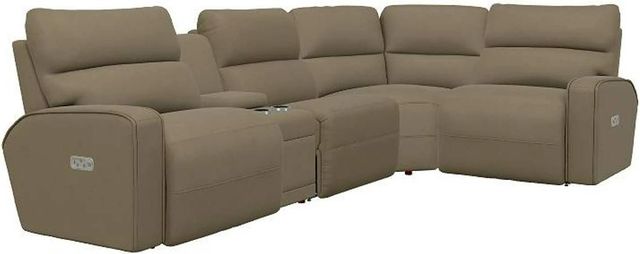 La-Z-Boy® Maddox Buff Reclining Sectional with Custom Layout Options-0