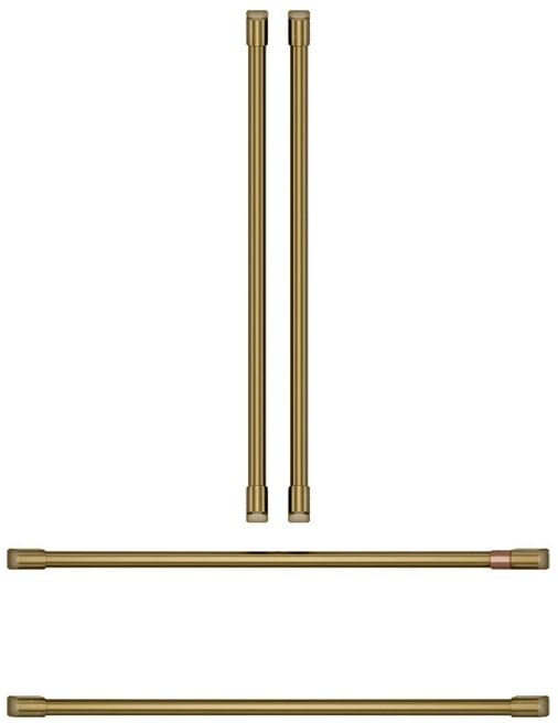 Café™ Brushed Brass Refrigeration Handle Kit-0