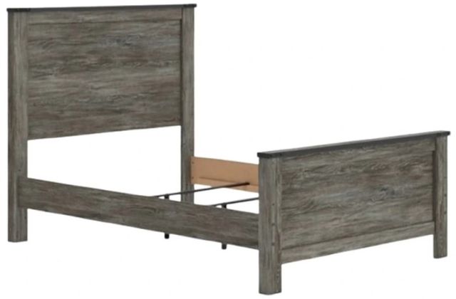 Signature Design by Ashley® Frandern Black/Gray Queen Panel Bed-1