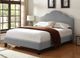 Emerald Home Madison Light Gray California King Upholstered Panel Bed-1